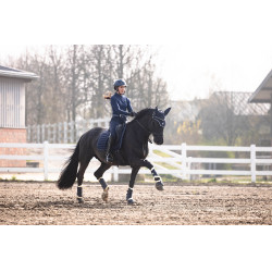 Pikeur Arezzo Reithose mit Ganzbesatz aus Silikon Lauria Garrelli Dunkelblau