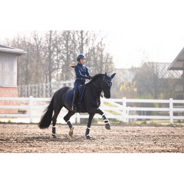 Pikeur Arezzo Reithose mit Ganzbesatz aus Silikon Lauria Garrelli Dunkelblau