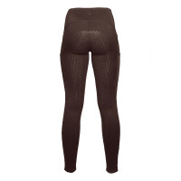 Leggings Arezzo Vollbesatz aus Silikon Lauria Garrelli Dunkelbraun