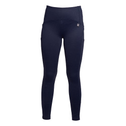 Reitleggings Arezzo mit Silikon-Kniebesatz Lauria Garrelli Dunkelblau