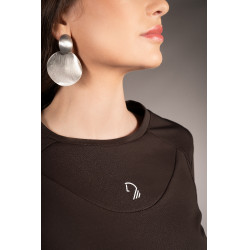 Langarm-Polo Arezzo Function Lauria Garrelli Dunkelbraun