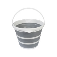 HKM-Klappdeckeleimer Schwarz / Grau HKM-Klappdeckeleimer Schwarz / Grau