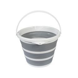 HKM-Klappdeckeleimer Schwarz / Grau HKM-Klappdeckeleimer Schwarz / Grau