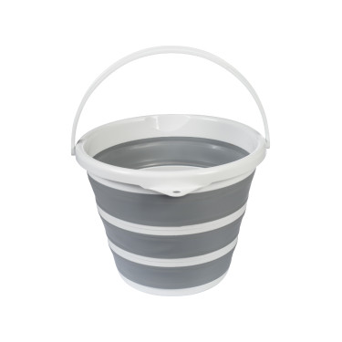 HKM-Klappdeckeleimer Schwarz / Grau HKM-Klappdeckeleimer Schwarz / Grau