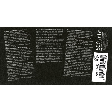 Schwarze Lederfett HKM Schwarz