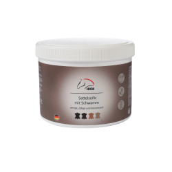 Sattelseife mit Schwamm 500 ml HKM Hinweisfarbe Transparent