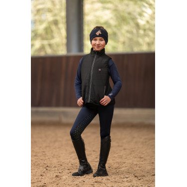 Beheizte Weste für Kinder Cuddle Style HKM Schwarz