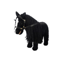 HKM Kuschelpferd Plüschtier Schwarz