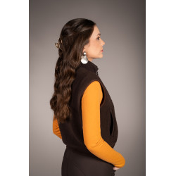 Weste Arezzo Teddy Lauria Garrelli Dunkelbraun