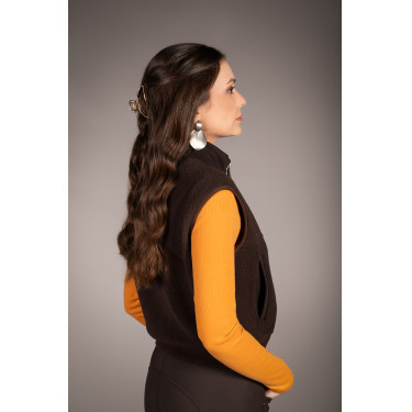 Weste Arezzo Teddy Lauria Garrelli Dunkelbraun