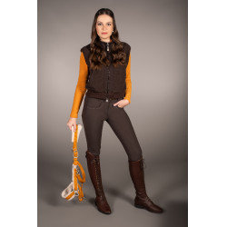 Weste Arezzo Teddy Lauria Garrelli Dunkelbraun