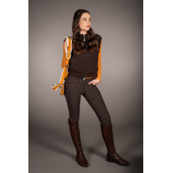 Weste Arezzo Teddy Lauria Garrelli Dunkelbraun