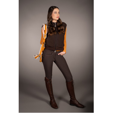 Weste Arezzo Teddy Lauria Garrelli Dunkelbraun