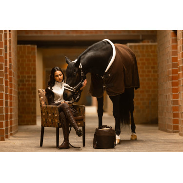 Abschwitzdecke Arezzo Lauria Garrelli Dunkelbraun