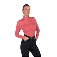 Funktionelles T‑Shirt Essentials Winter HKM Kirsche Rot