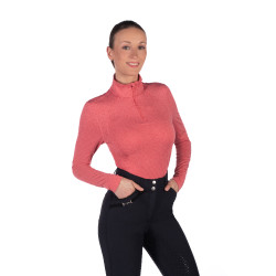 Funktionelles T‑Shirt Essentials Winter HKM Kirsche Rot