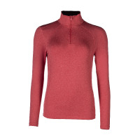 Funktionelles T‑Shirt Essentials Winter HKM Kirsche Rot