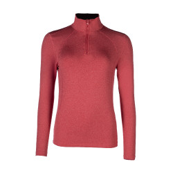 Funktionelles T‑Shirt Essentials Winter HKM Kirsche Rot