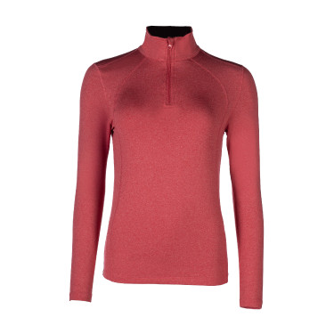 Funktionelles T‑Shirt Essentials Winter HKM Kirsche Rot