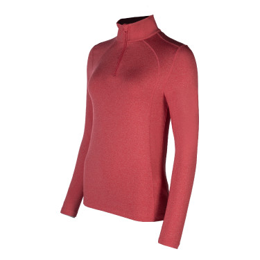 Funktionelles T‑Shirt Essentials Winter HKM Kirsche Rot