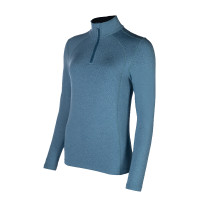 Funktionelles T‑Shirt Essentials Winter HKM Petrol Blau Funktionelles T‑Shirt Essentials Winter HKM Petrol Blau