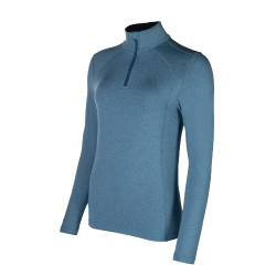 Funktionelles T‑Shirt Essentials Winter HKM Petrol Blau