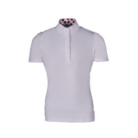 Turnierpolo Hunter Kids Kurzarm HKM Weiß Wei&amp;amp;amp;amp;amp;amp;szlig;