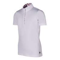 Turnierpolo Hunter Kids Kurzarm HKM Weiß Weiß Turnierpolo Hunter Kids Kurzarm HKM Weiß Weiß