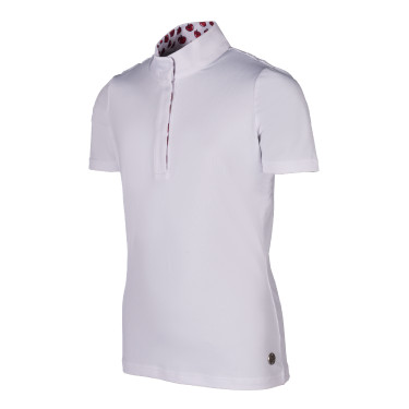 Turnierpolo Hunter Kids Kurzarm HKM Weiß Wei&amp;amp;amp;amp;amp;szlig;