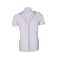 Turnierpolo Hunter Kids Kurzarm HKM Weiß Weiß Turnierpolo Hunter Kids Kurzarm HKM Weiß Weiß