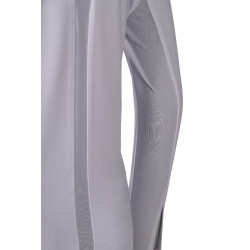 Hunter Kids Turnierpolo langarm HKM Weiß Weiß