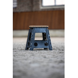 Klapphocker mit Fußmatte HKM Schwarz