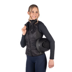 Slimline-Heizweste Stil HKM Schwarz