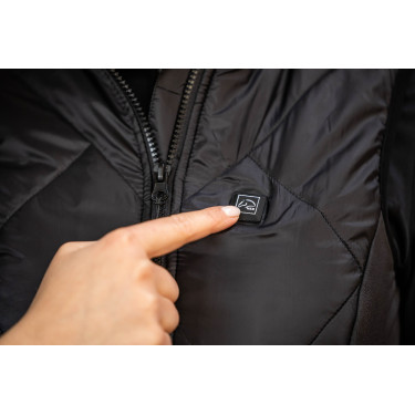 Slimline-Heizweste Stil HKM Schwarz