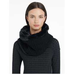 LeMieux Aspen Polarfleece-Nasenriemenüberzug Schwarz