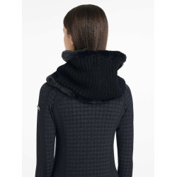 LeMieux Aspen Polarfleece-Nasenriemenüberzug Schwarz