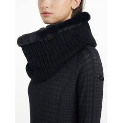 LeMieux Aspen Polarfleece-Nasenriemenüberzug Schwarz