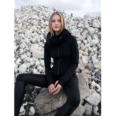 LeMieux Aspen gebürstete Zip-Jacke Schwarz LeMieux Aspen gebürstete Zip-Jacke Schwarz