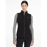 LeMieux Aspen Fleece-Weste ohne Ärmel mit Fischgrätmuster Chevron-Muster