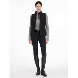 LeMieux Aspen Fleece-Weste ohne Ärmel mit Fischgrätmuster Chevron-Muster