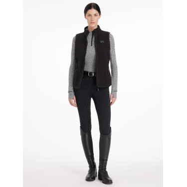 LeMieux Aspen Fleece-Weste ohne Ärmel mit Fischgrätmuster Chevron-Muster