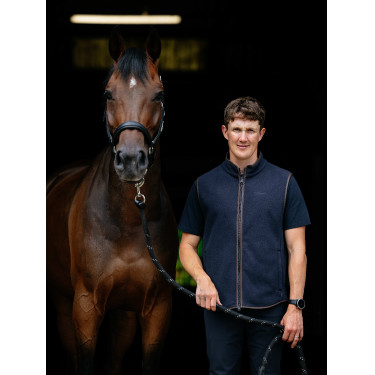 LeMieux Herren-Fleeceweste Marine Marineblau