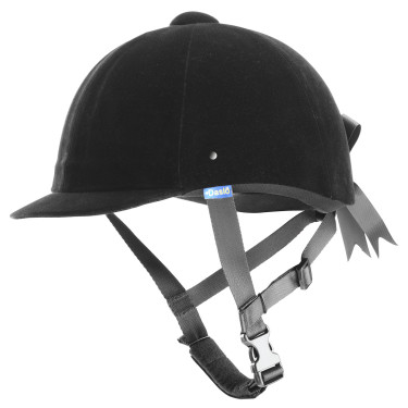 Daslö-Reithelm mit 3-Punkt-Befestigung Schwarz