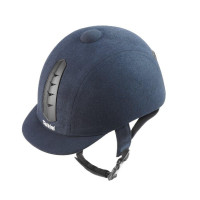 Tattini Pro 2 Reithelm mit Mikrofaserfutter Blau