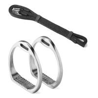 Kindersattel Daslö mit Griff Schwarz