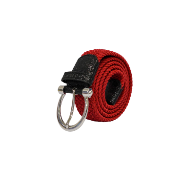 Elastischer Damengürtel Jomala Flags & Cup Salsa-Rot