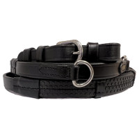 Canter Howlett Gummizügel mit Stoppern Schwarz