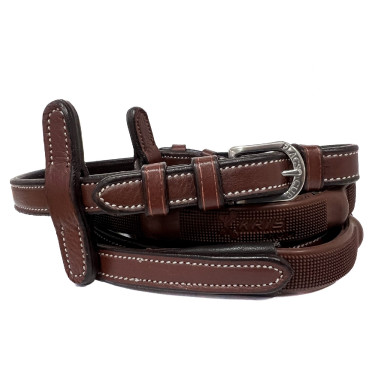 Ergo-Gummizügel Flags & Cup Braun