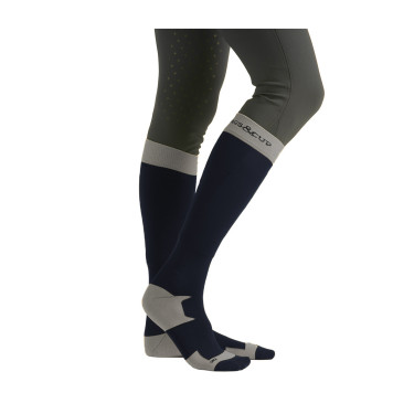 Unisex-Socken Flags & Cup Prato Marine / Grau Blau