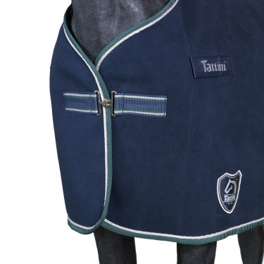 Tattini-Decke mit Fleecefutter Blau
